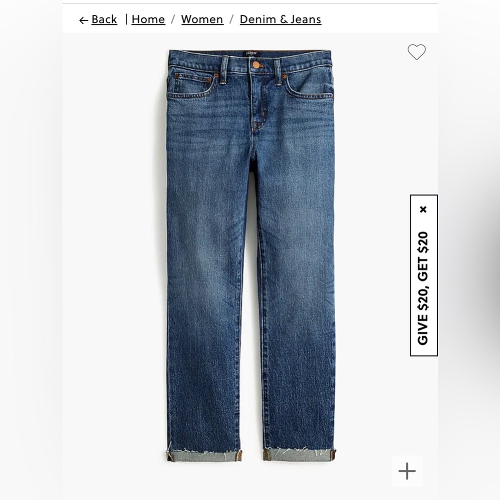 J.Crew Factory Slim Boyfriend jean in all day stretch